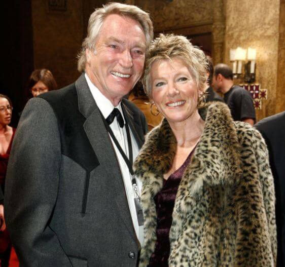 Carole Wood with her husband, Frank Ifield.